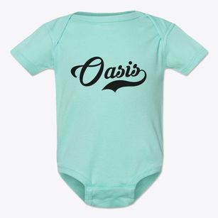 Oasis Wisconsin Vintage Team Baby Onesie