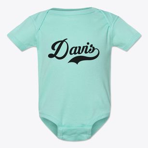Davis North Carolina Vintage Team Baby Onesie