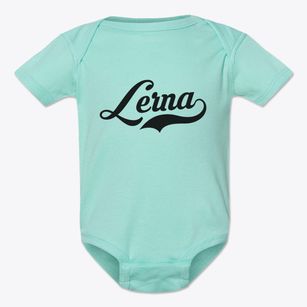Lerna Illinois Vintage Team Baby Onesie