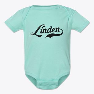 Linden Iowa Vintage Team Baby Onesie