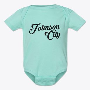 Johnson City New York Vintage Team Baby Onesie