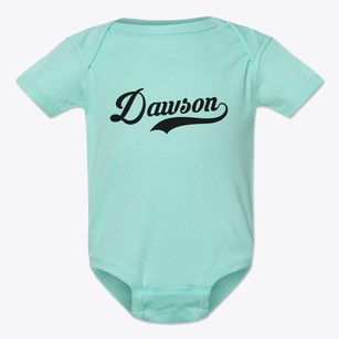 Dawson Iowa Vintage Team Baby Onesie