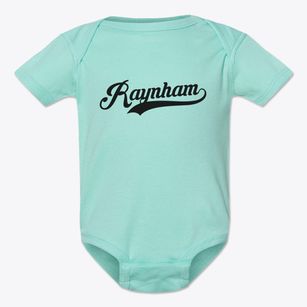 Raynham North Carolina Vintage Team Baby Onesie