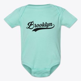 Brooklyn Ohio Vintage Team Baby Onesie