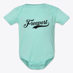 Freeport Maine Vintage Team Baby Onesie