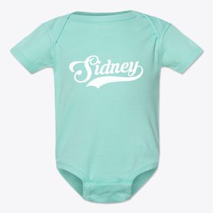 Sidney Montana Vintage Team Baby Onesie