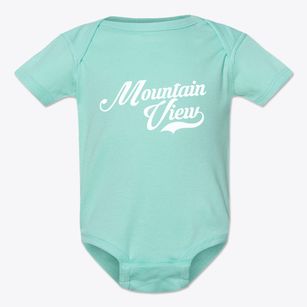 Mountain View North Carolina Vintage Team Baby Onesie