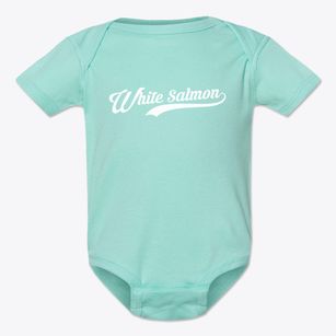 White Salmon Washington Vintage Team Baby Onesie