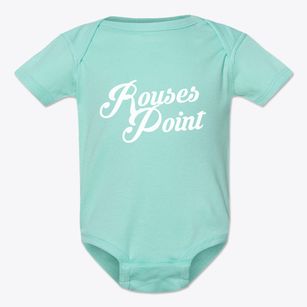 Rouses Point New York Vintage Team Baby Onesie