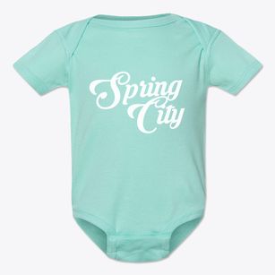 Spring City Tennessee Vintage Team Baby Onesie