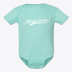 Mexico Beach Florida Vintage Team Baby Onesie