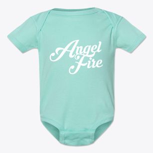 Angel Fire New Mexico Vintage Team Baby Onesie