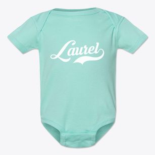 Laurel Nebraska Vintage Team Baby Onesie