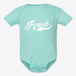 Royal Illinois Vintage Team Baby Onesie