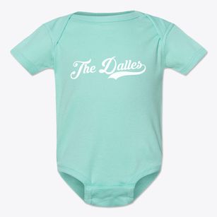 The Dalles Oregon Vintage Team Baby Onesie