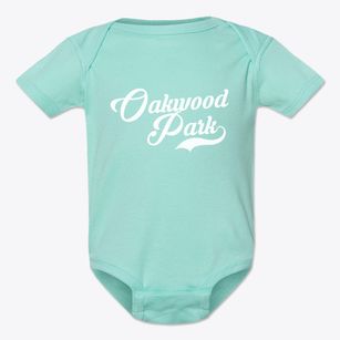 Oakwood Park Missouri Vintage Team Baby Onesie