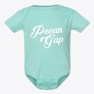 Pecan Gap Texas Vintage Team Baby Onesie