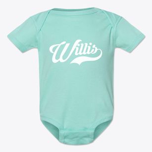 Willis Kansas Vintage Team Baby Onesie