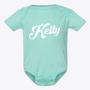 Kelly Wyoming Vintage Team Baby Onesie
