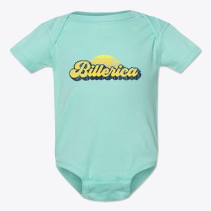 Billerica Massachusetts Sublime Sunset Baby Onesie