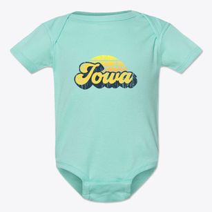 Iowa Louisiana Sublime Sunset Baby Onesie