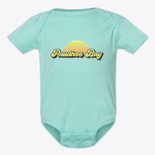 Prudhoe Bay Alaska Sublime Sunset Baby Onesie