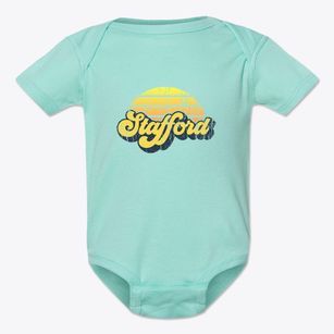Stafford New York Sublime Sunset Baby Onesie