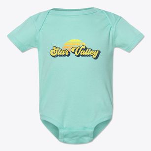 Star Valley Arizona Sublime Sunset Baby Onesie
