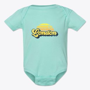 London California Sublime Sunset Baby Onesie