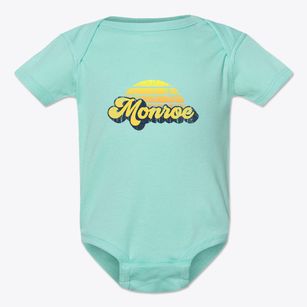 Monroe North Carolina Sublime Sunset Baby Onesie