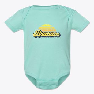 Braham Minnesota Sublime Sunset Baby Onesie