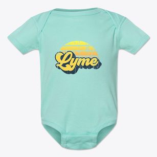 Lyme New Hampshire Sublime Sunset Baby Onesie