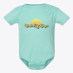 North Key Largo Florida Sublime Sunset Baby Onesie