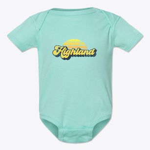 Highland Kansas Sublime Sunset Baby Onesie