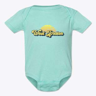 West Jordan Utah Sublime Sunset Baby Onesie