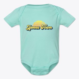 James Town Wyoming Sublime Sunset Baby Onesie