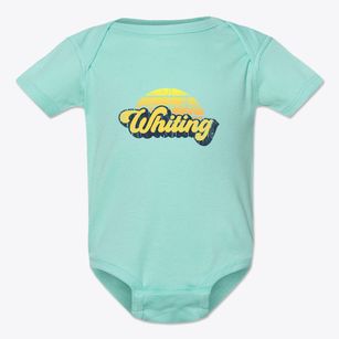 Whiting Maine Sublime Sunset Baby Onesie