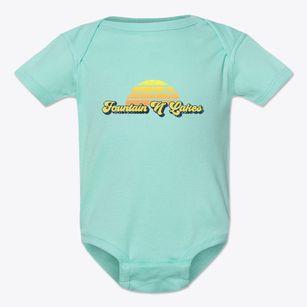 Fountain N' Lakes Missouri Sublime Sunset Baby Onesie