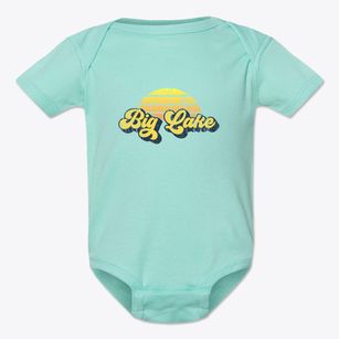 Big Lake Missouri Sublime Sunset Baby Onesie