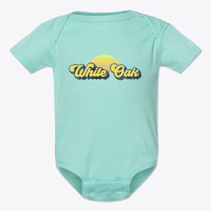 White Oak North Carolina Sublime Sunset Baby Onesie