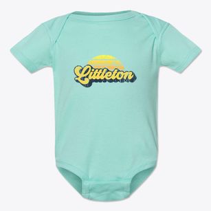 Littleton Massachusetts Sublime Sunset Baby Onesie
