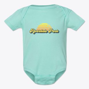 Riverdale Park Maryland Sublime Sunset Baby Onesie