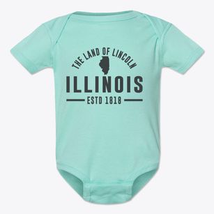  Illinois Motto Baby Onesie