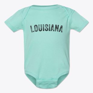 Louisiana Missouri Timeless Retro Baby Onesie