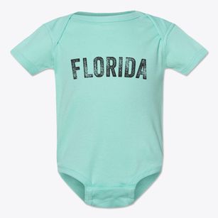 Florida New York Timeless Retro Baby Onesie
