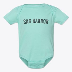 Sag Harbor New York Timeless Retro Baby Onesie