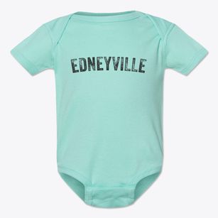 Edneyville North Carolina Timeless Retro Baby Onesie