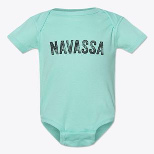 Navassa North Carolina Timeless Retro Baby Onesie