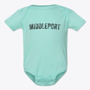 Middleport New York Timeless Retro Baby Onesie