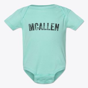 Mcallen Texas Timeless Retro Baby Onesie